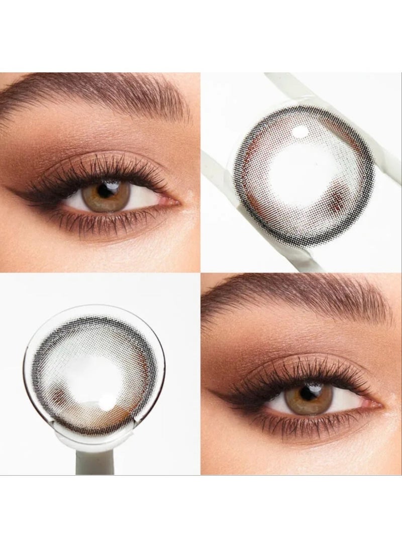 يونيبلينغ عدسات لاصقة ملونة سنوية مايو موكا البني - Image 4